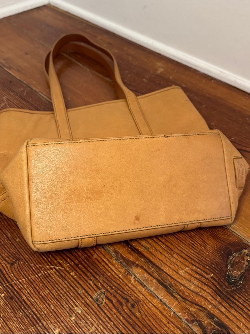 Coach Tan Leather Gallery Shoulder Bag Tote Women's B3S-5187 - Picture 5 of 16